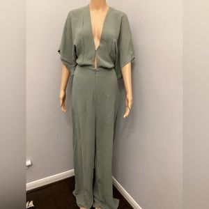 NWT Reformation deep plunge jumpsuit